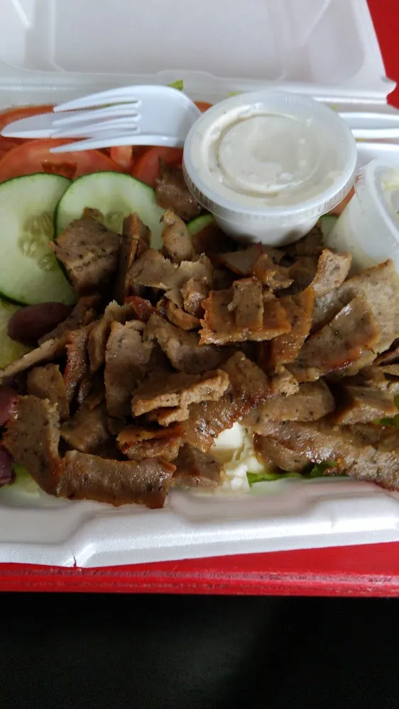 Gyro Salad with Lamb
