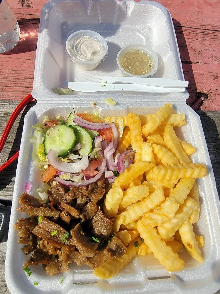 Gyro Special w Fries Instead of Rice