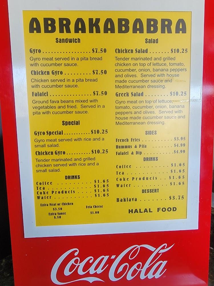 Abrakababra Menu image 4